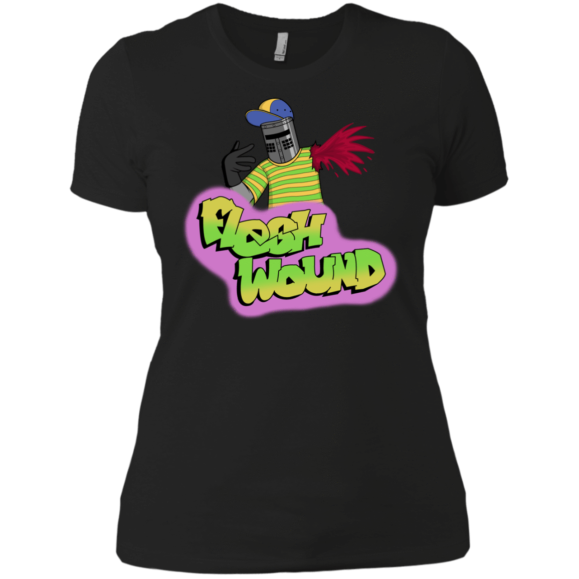 T-Shirts Black / X-Small Flesh Wound Women's Premium T-Shirt