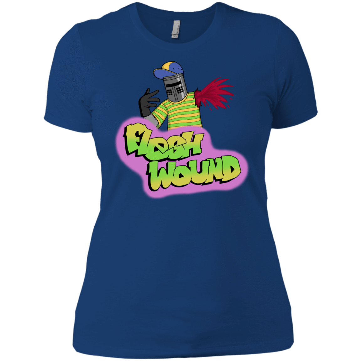 T-Shirts Royal / X-Small Flesh Wound Women's Premium T-Shirt