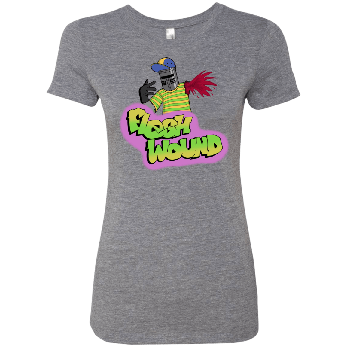 T-Shirts Premium Heather / S Flesh Wound Women's Triblend T-Shirt