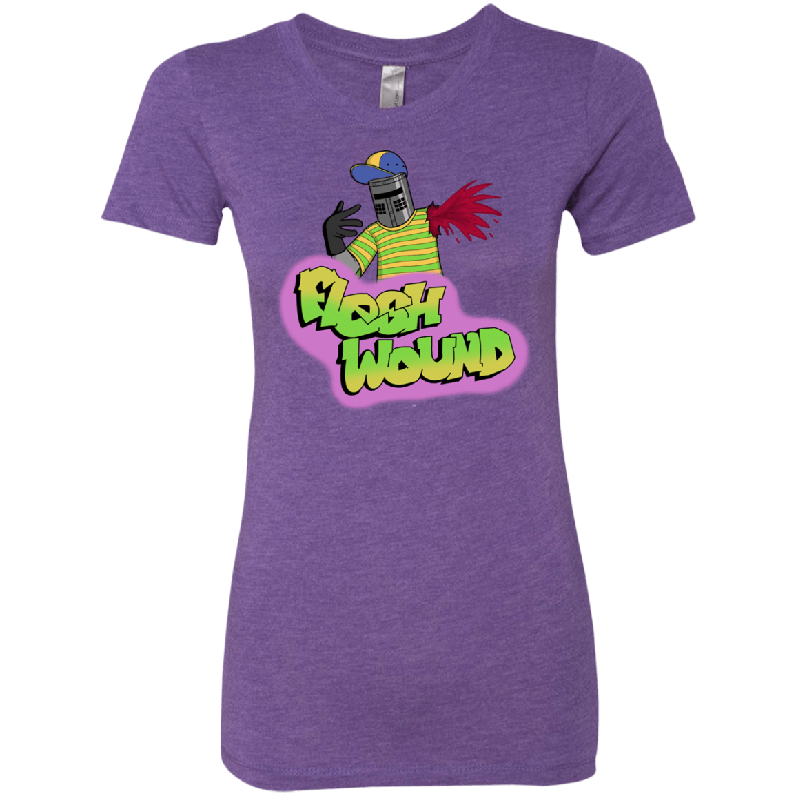 T-Shirts Purple Rush / S Flesh Wound Women's Triblend T-Shirt