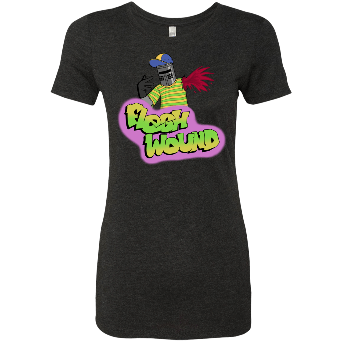 T-Shirts Vintage Black / S Flesh Wound Women's Triblend T-Shirt