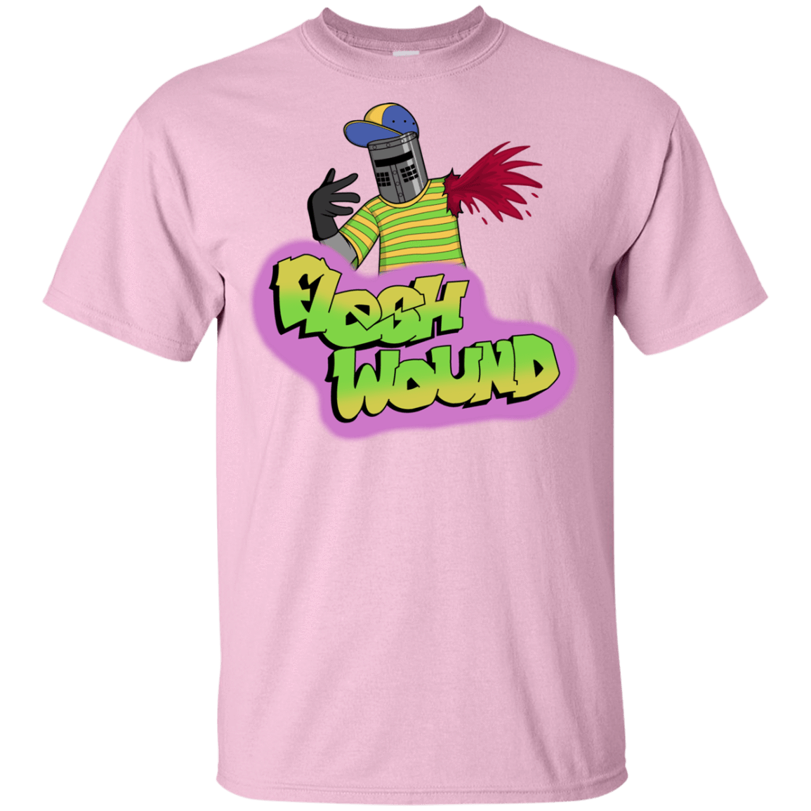 T-Shirts Light Pink / YXS Flesh Wound Youth T-Shirt
