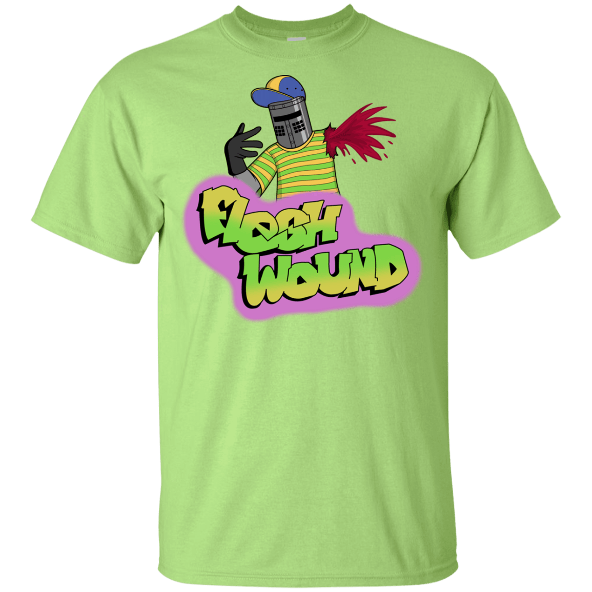 T-Shirts Mint Green / YXS Flesh Wound Youth T-Shirt