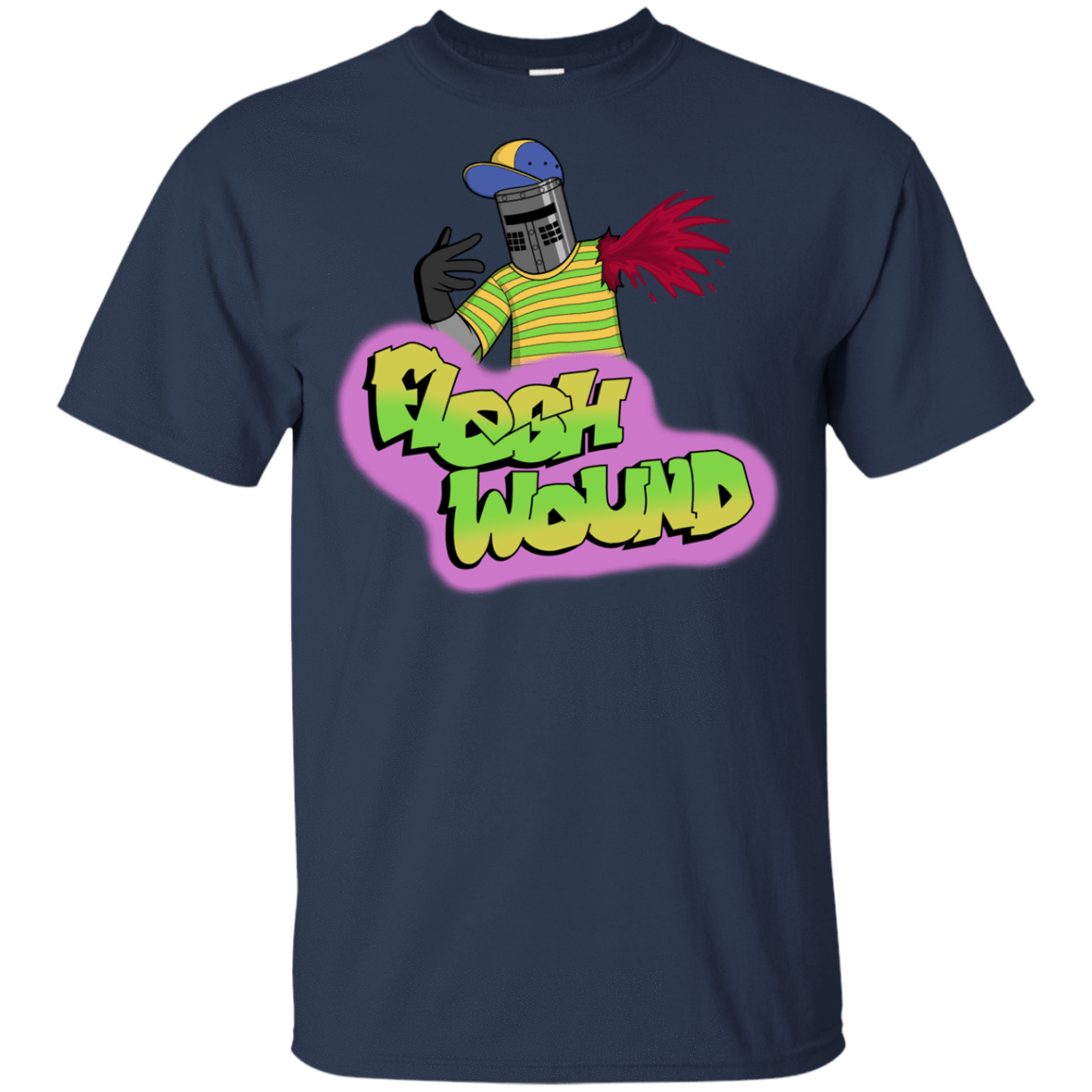 T-Shirts Navy / YXS Flesh Wound Youth T-Shirt