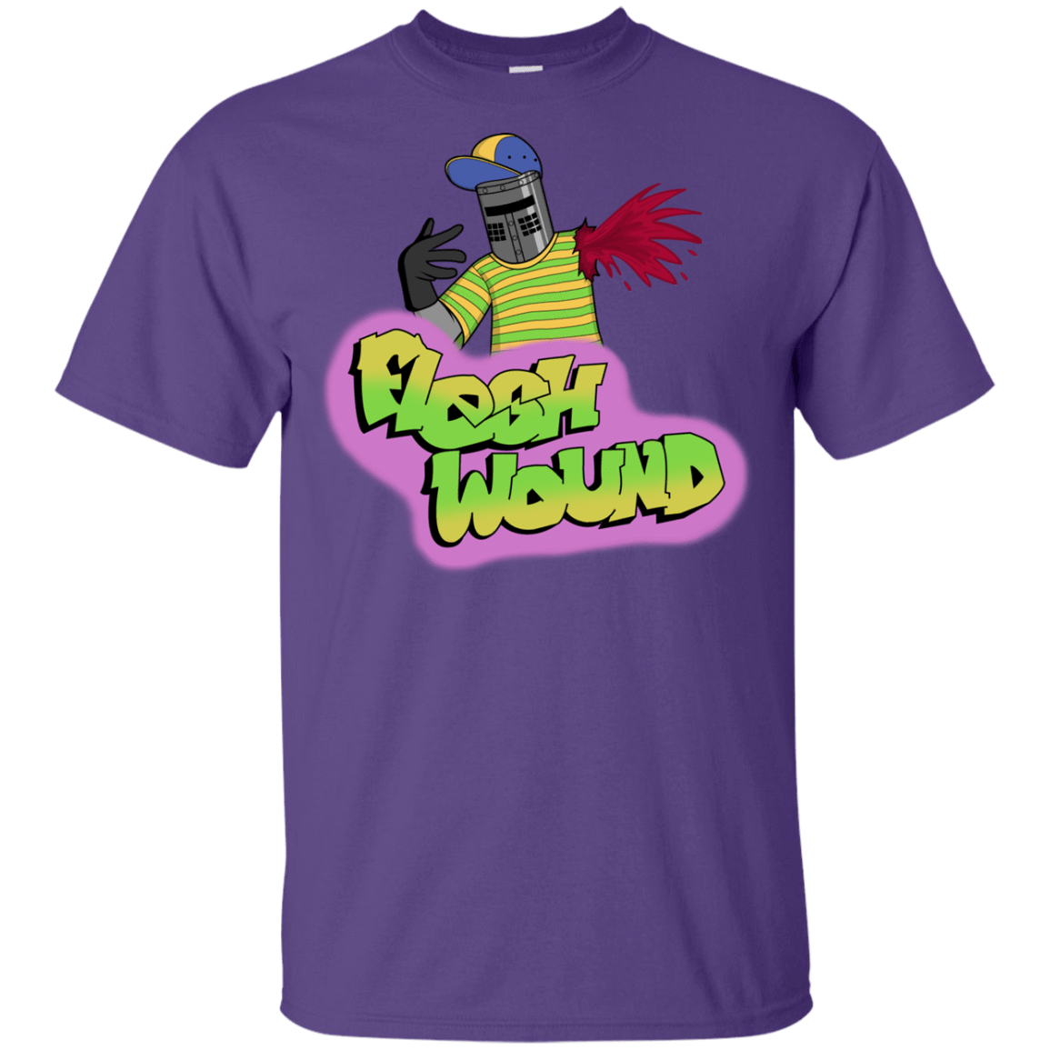 T-Shirts Purple / YXS Flesh Wound Youth T-Shirt