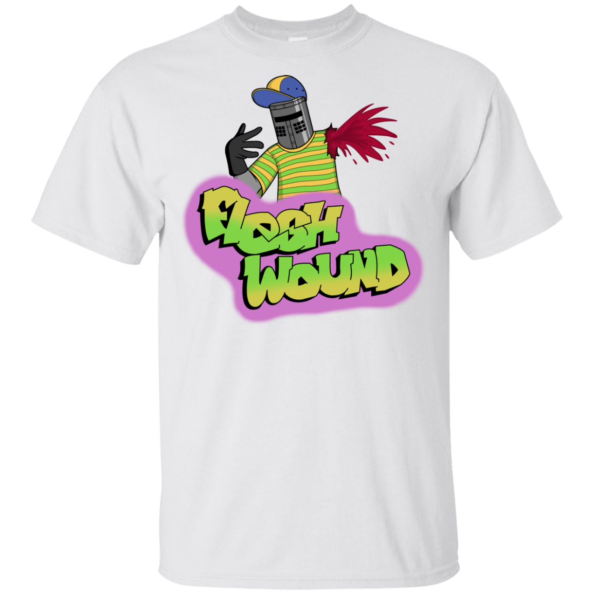 T-Shirts White / YXS Flesh Wound Youth T-Shirt