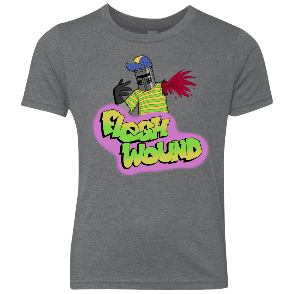 T-Shirts Premium Heather / YXS Flesh Wound Youth Triblend T-Shirt