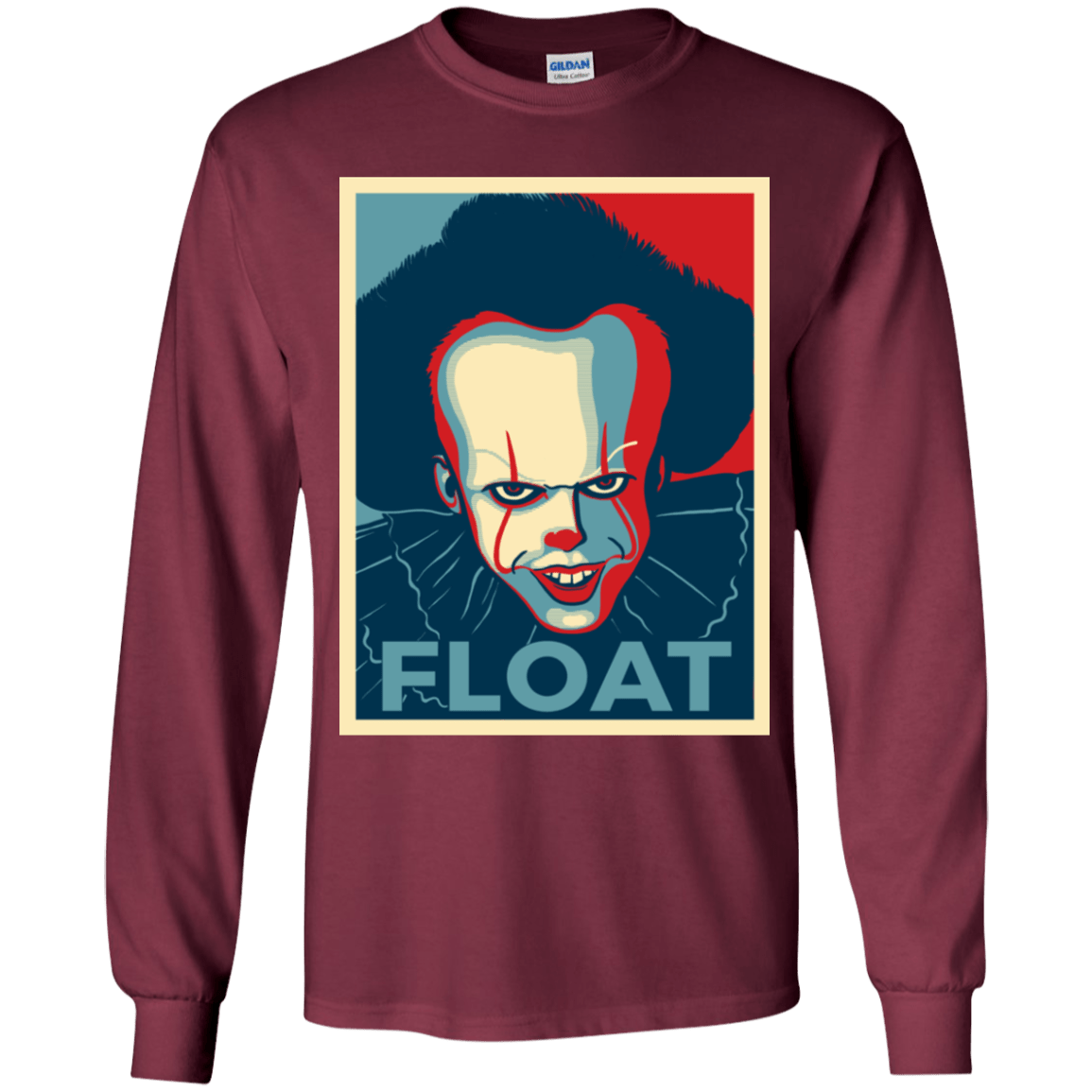T-Shirts Maroon / YS FLOAT Youth Long Sleeve T-Shirt