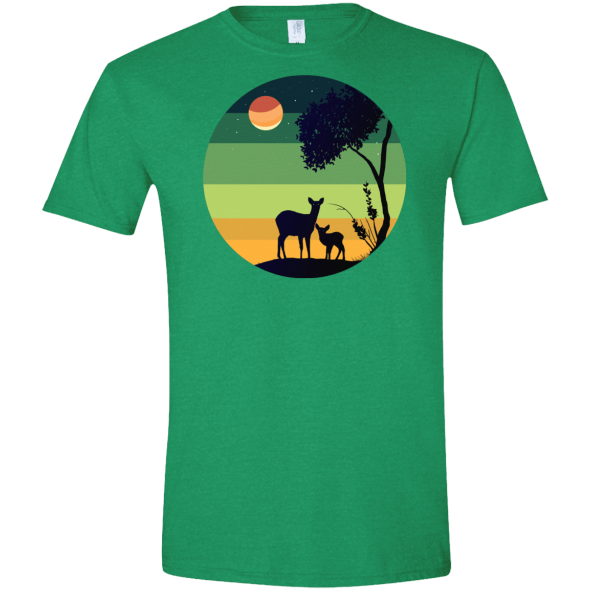 T-Shirts Heather Irish Green / S Florest Men's Semi-Fitted Softstyle