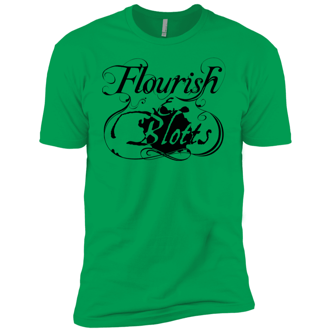 T-Shirts Kelly Green / YXS Flourish and Blotts of Diagon Alley Boys Premium T-Shirt