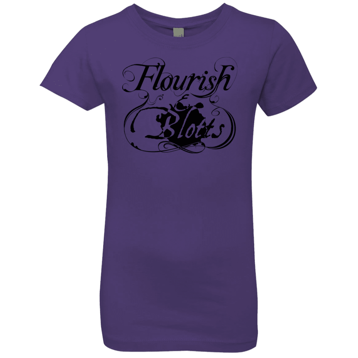 T-Shirts Purple Rush / YXS Flourish and Blotts of Diagon Alley Girls Premium T-Shirt