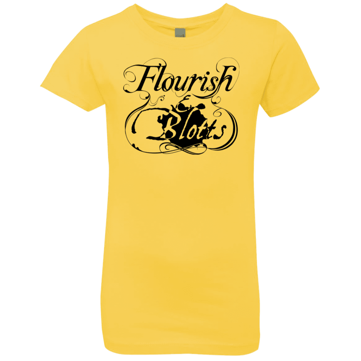 T-Shirts Vibrant Yellow / YXS Flourish and Blotts of Diagon Alley Girls Premium T-Shirt