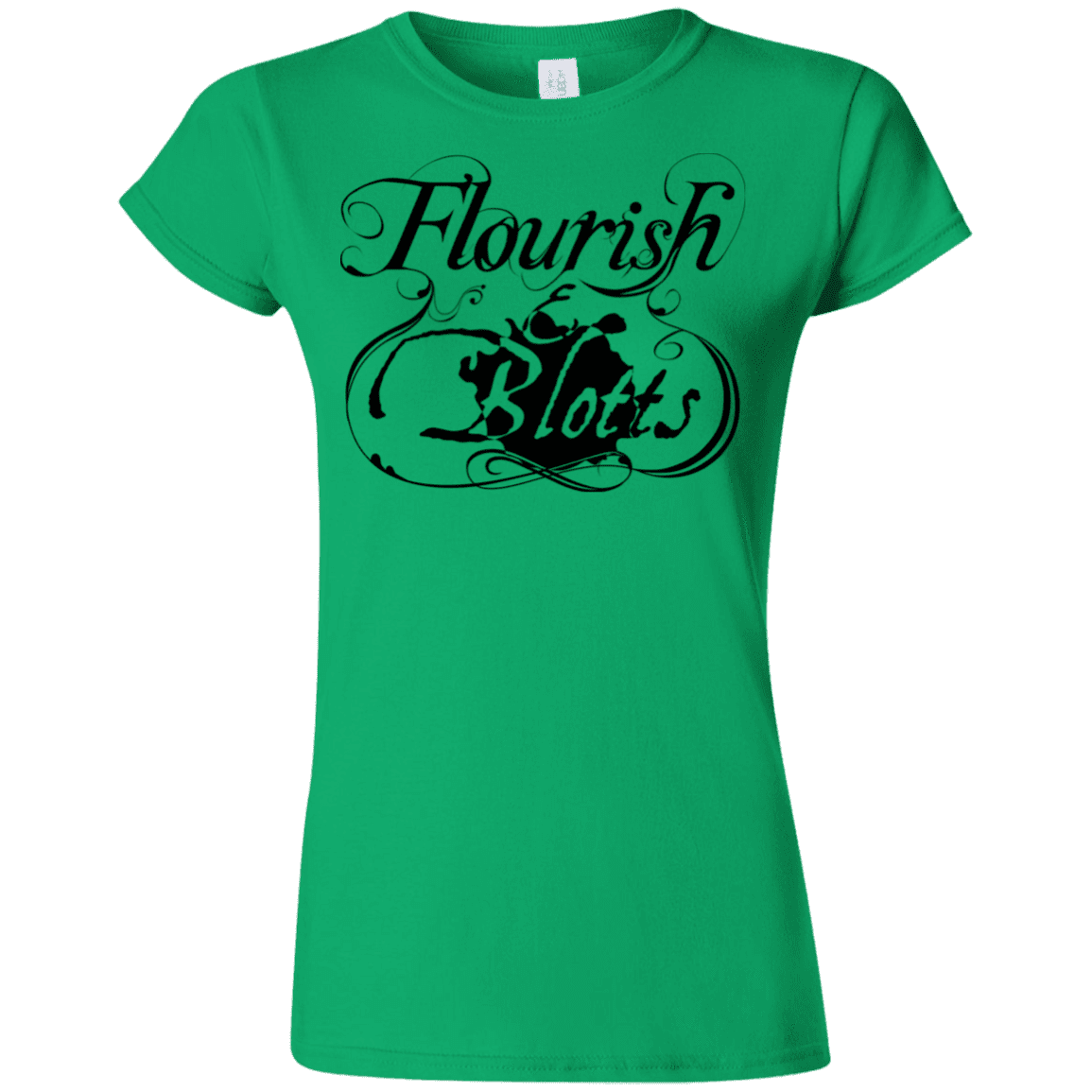 T-Shirts Irish Green / S Flourish and Blotts of Diagon Alley Junior Slimmer-Fit T-Shirt
