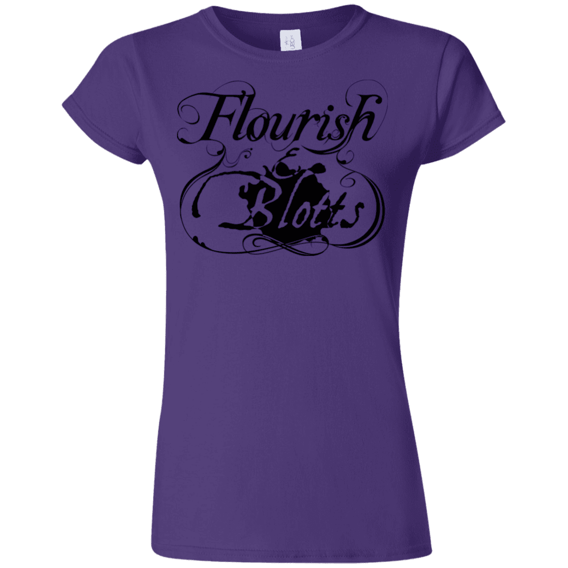 T-Shirts Purple / S Flourish and Blotts of Diagon Alley Junior Slimmer-Fit T-Shirt