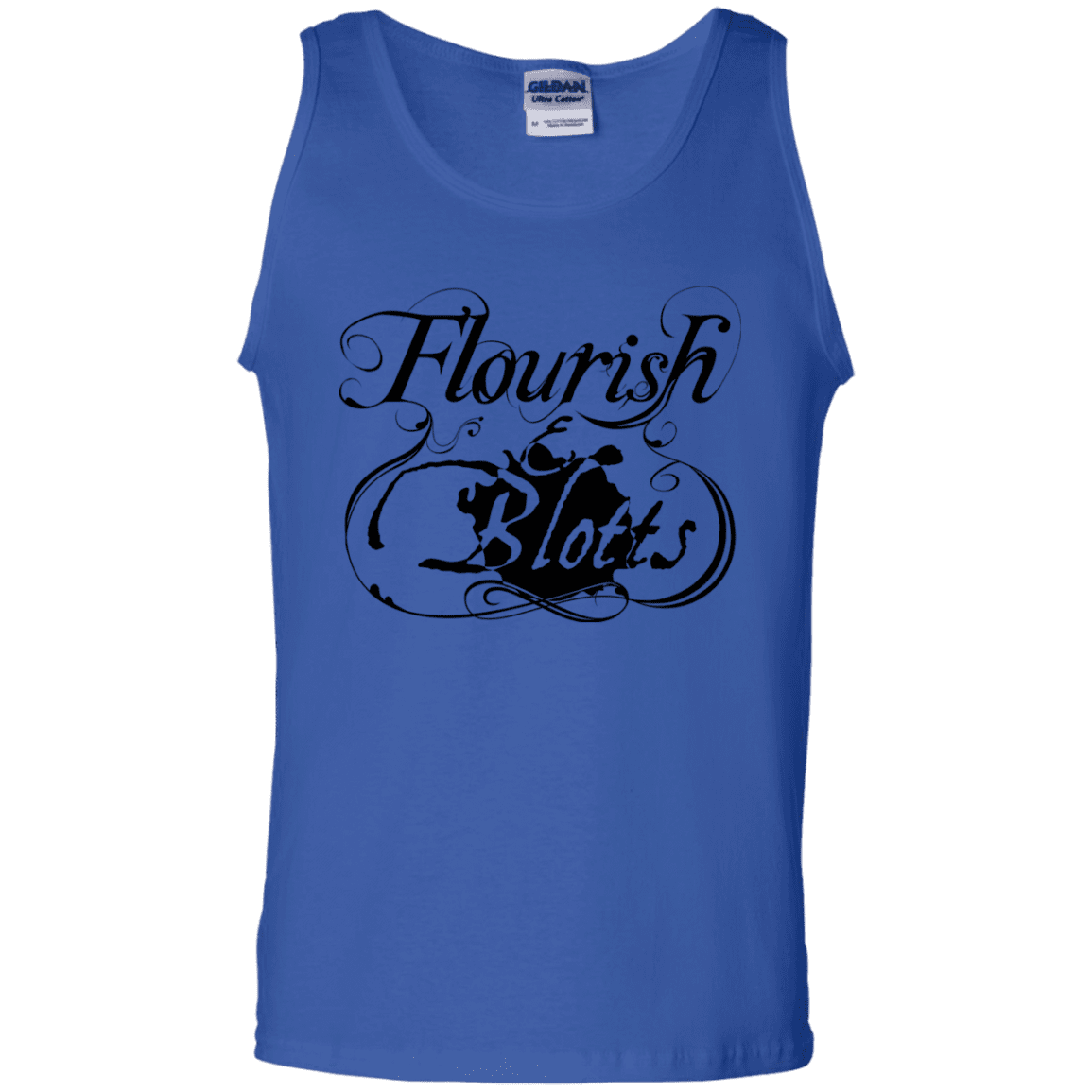 T-Shirts Royal / S Flourish and Blotts of Diagon Alley Men's Tank Top