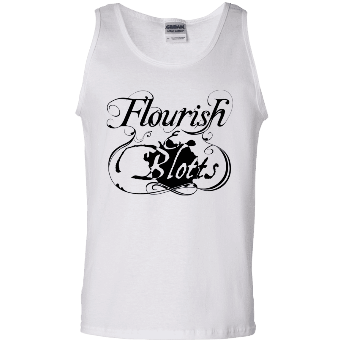 T-Shirts White / S Flourish and Blotts of Diagon Alley Men's Tank Top