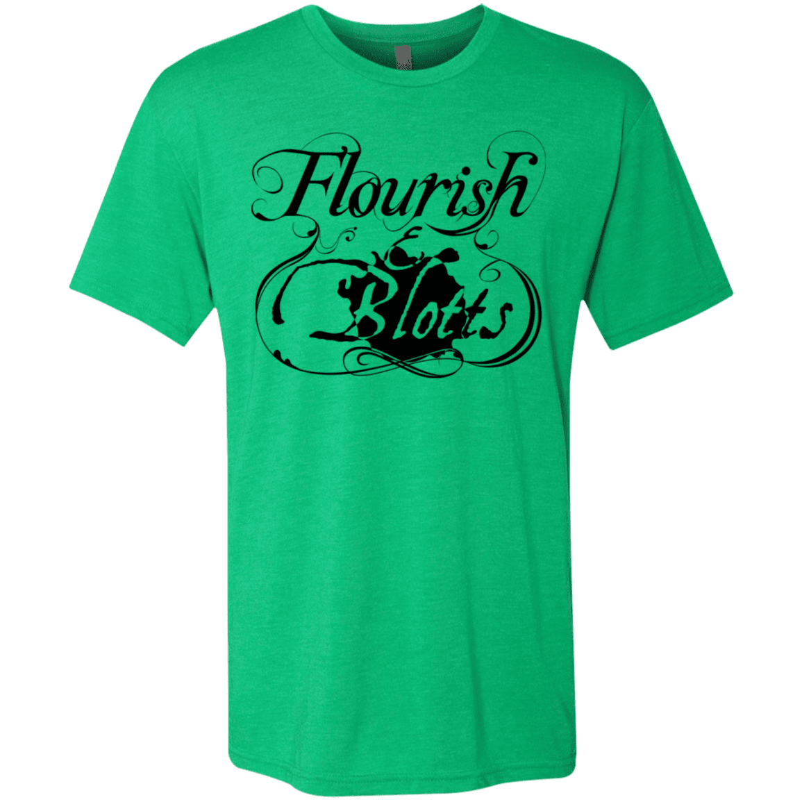 T-Shirts Envy / S Flourish and Blotts of Diagon Alley Men's Triblend T-Shirt