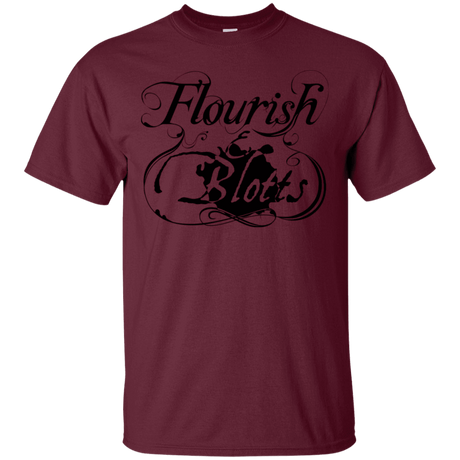 T-Shirts Maroon / S Flourish and Blotts of Diagon Alley T-Shirt