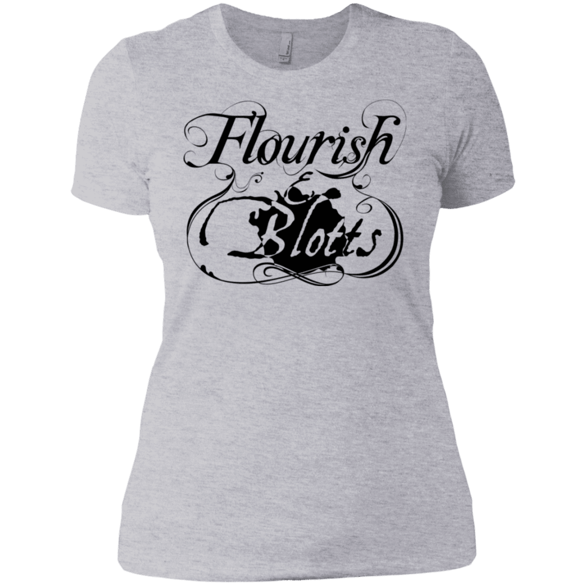 T-Shirts Heather Grey / X-Small Flourish and Blotts of Diagon Alley Women's Premium T-Shirt