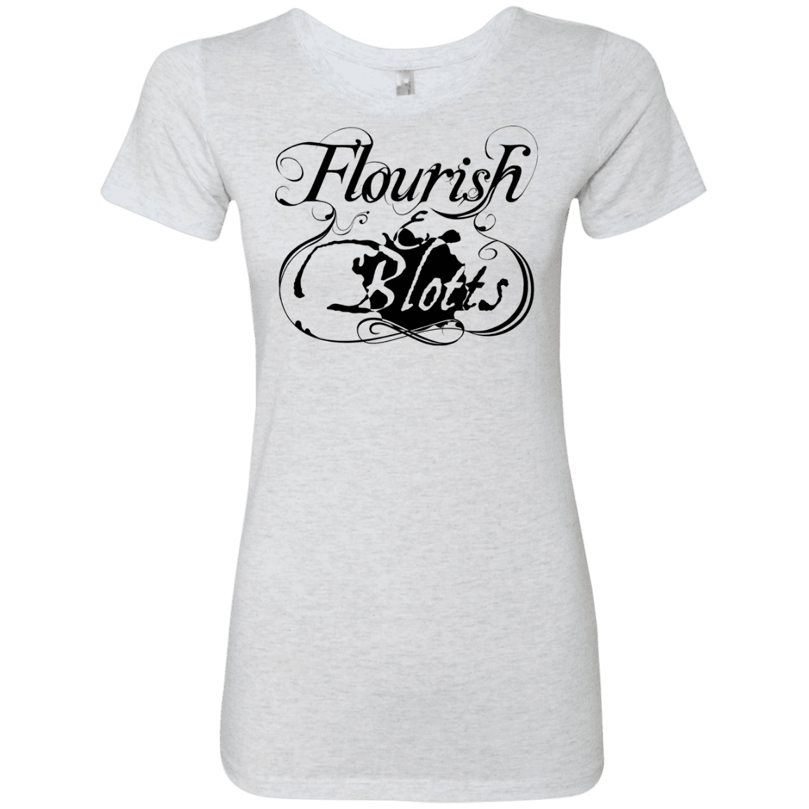 T-Shirts Heather White / S Flourish and Blotts of Diagon Alley Women's Triblend T-Shirt
