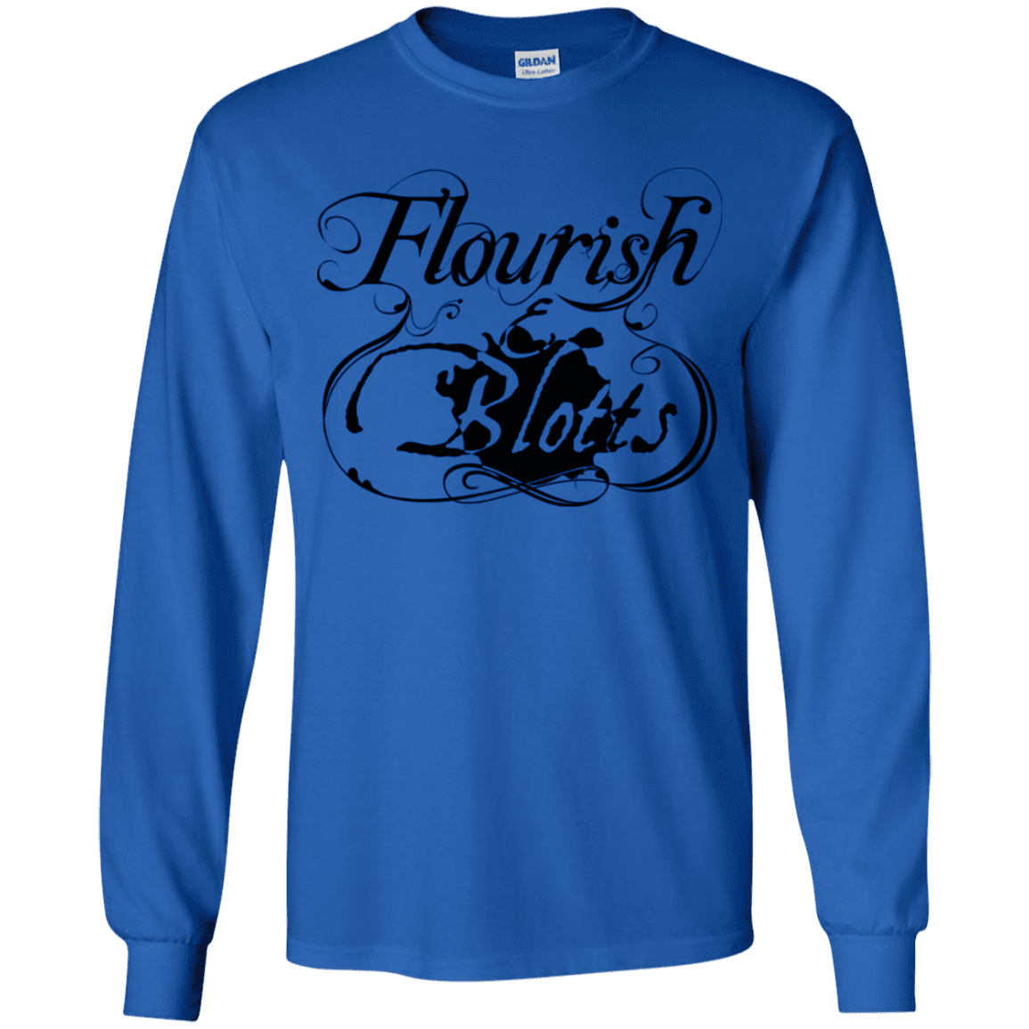T-Shirts Royal / YS Flourish and Blotts of Diagon Alley Youth Long Sleeve T-Shirt