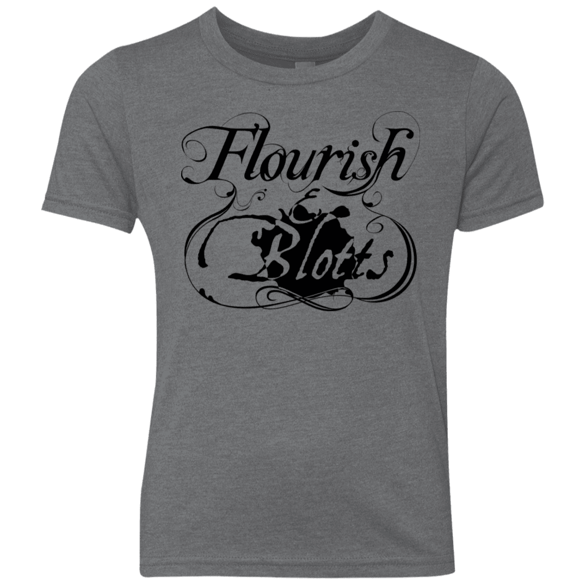 T-Shirts Premium Heather / YXS Flourish and Blotts of Diagon Alley Youth Triblend T-Shirt