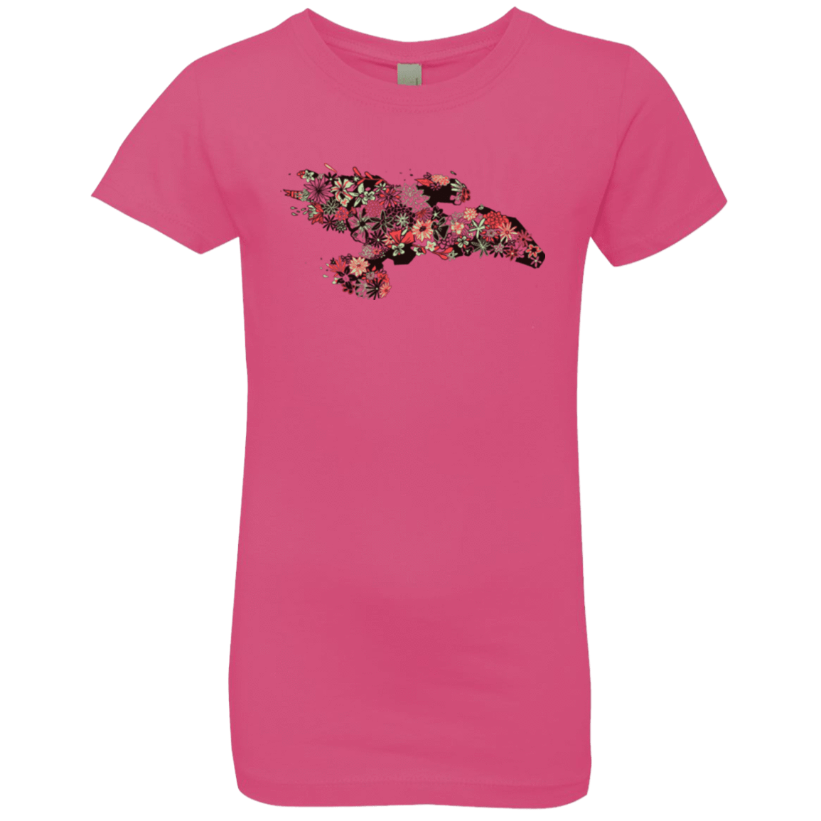 T-Shirts Hot Pink / YXS Flowerfly Girls Premium T-Shirt