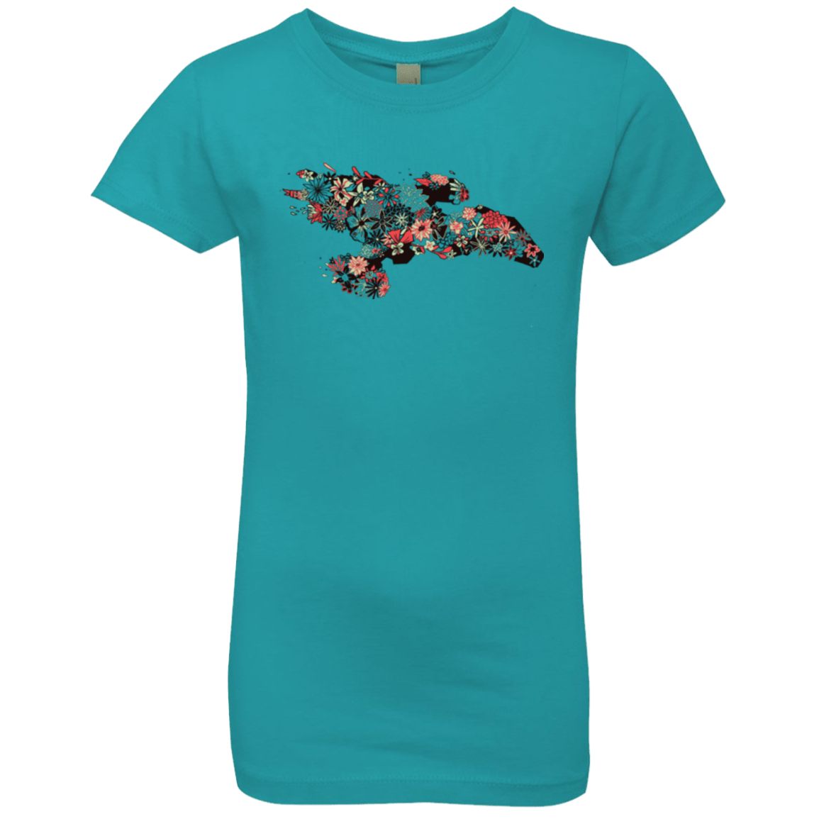 T-Shirts Tahiti Blue / YXS Flowerfly Girls Premium T-Shirt