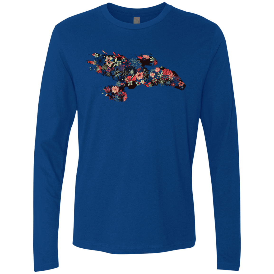 T-Shirts Royal / Small Flowerfly Men's Premium Long Sleeve
