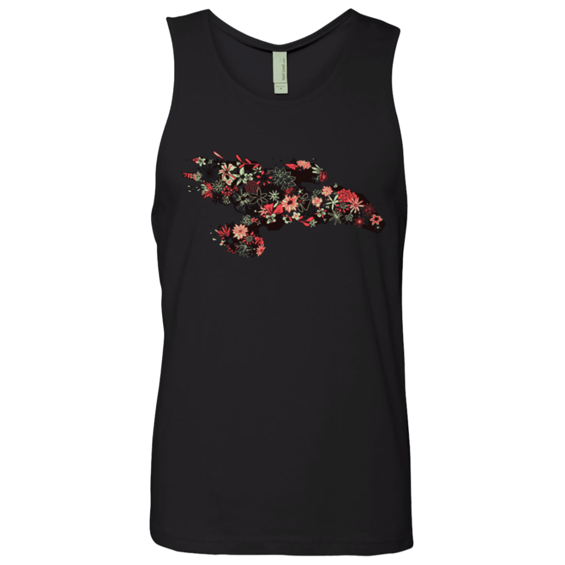 T-Shirts Black / Small Flowerfly Men's Premium Tank Top