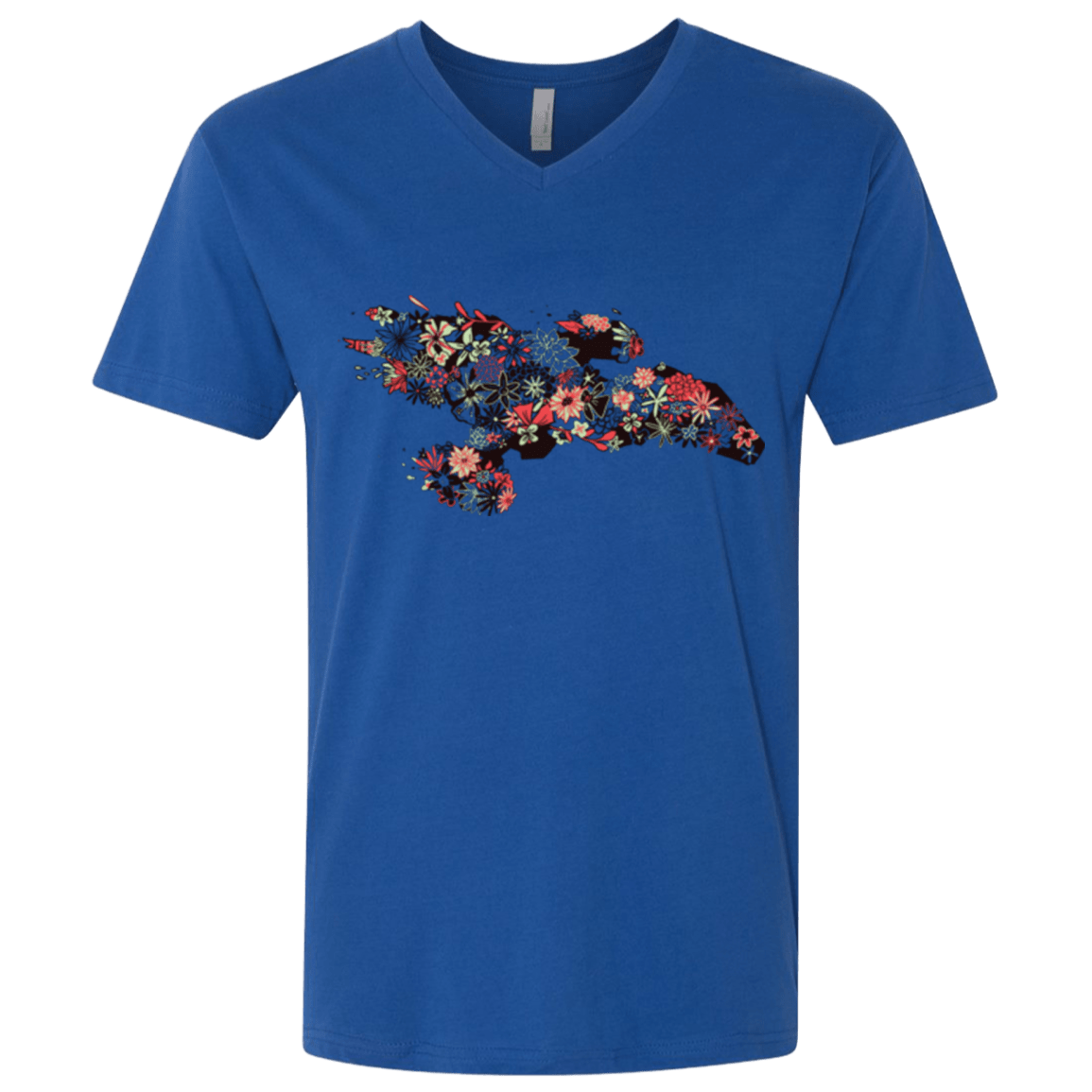T-Shirts Royal / X-Small Flowerfly Men's Premium V-Neck