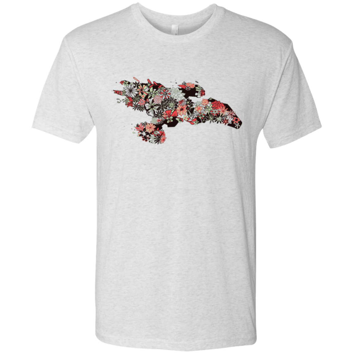 T-Shirts Heather White / Small Flowerfly Men's Triblend T-Shirt