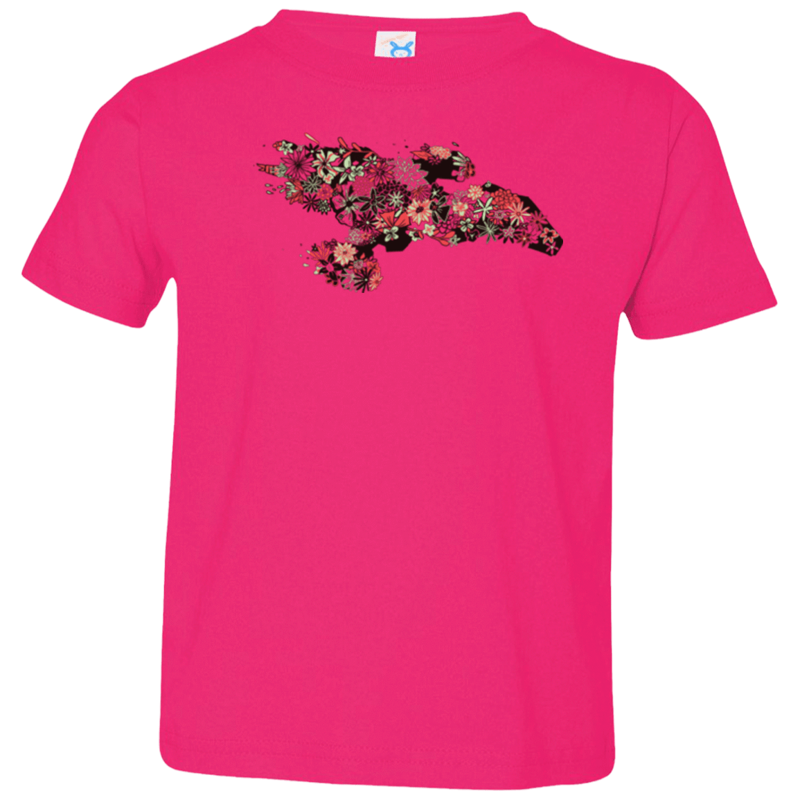 T-Shirts Hot Pink / 2T Flowerfly Toddler Premium T-Shirt
