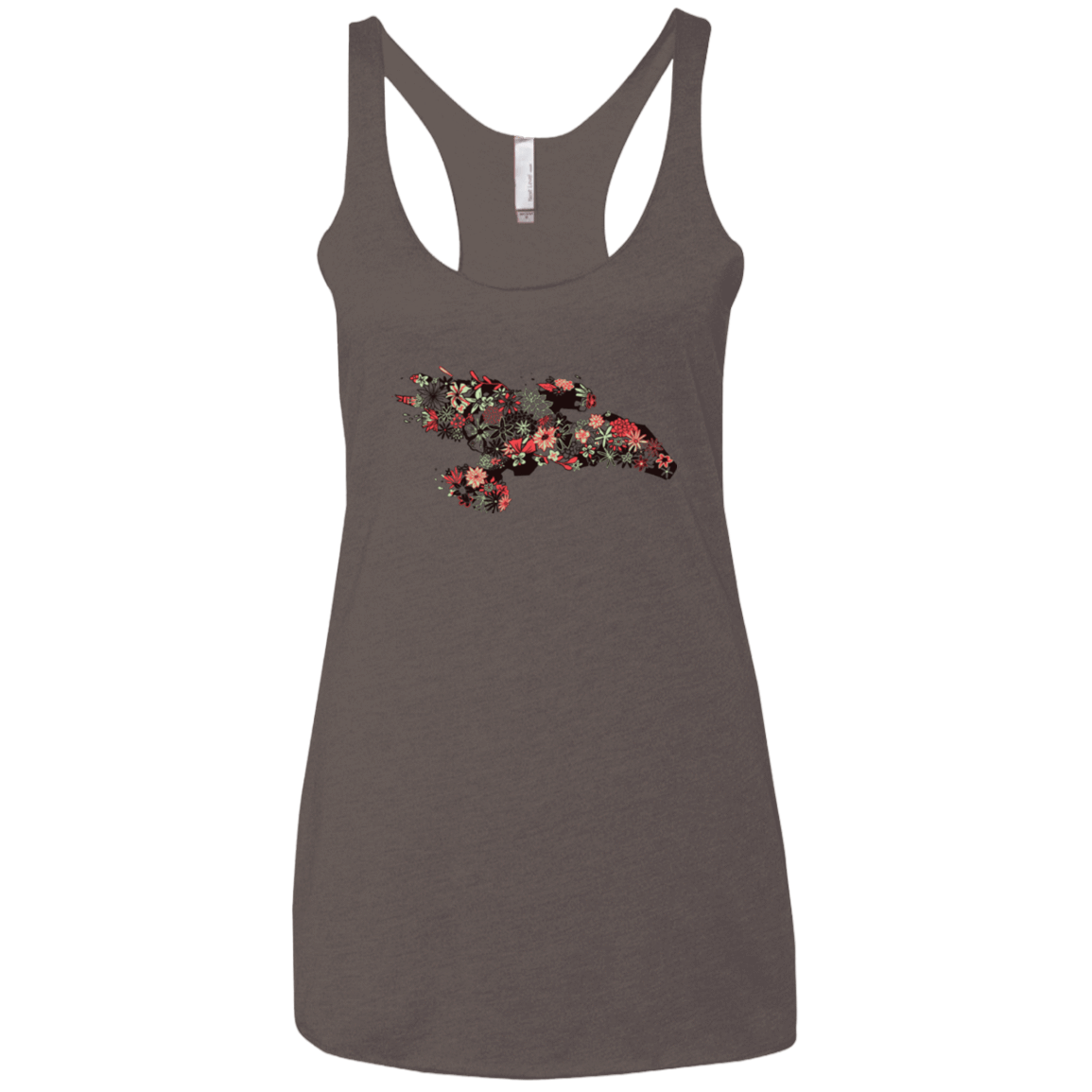 T-Shirts Macchiato / X-Small Flowerfly Women's Triblend Racerback Tank
