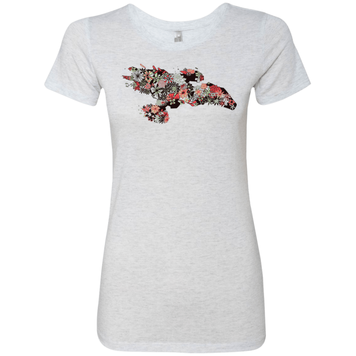T-Shirts Heather White / Small Flowerfly Women's Triblend T-Shirt