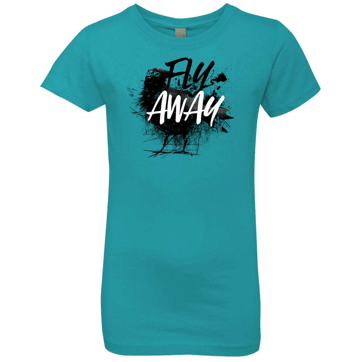 T-Shirts Tahiti Blue / YXS Fly Away Girls Premium T-Shirt