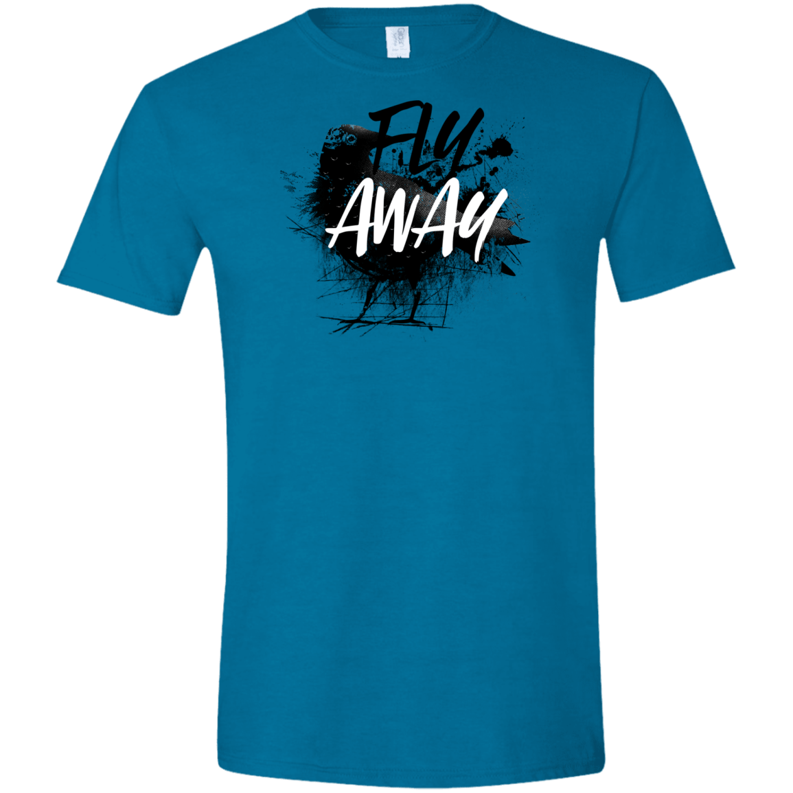 T-Shirts Antique Sapphire / S Fly Away Men's Semi-Fitted Softstyle