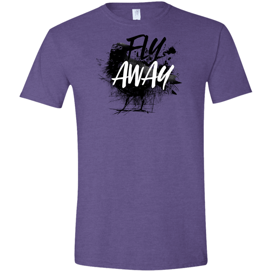 T-Shirts Heather Purple / S Fly Away Men's Semi-Fitted Softstyle
