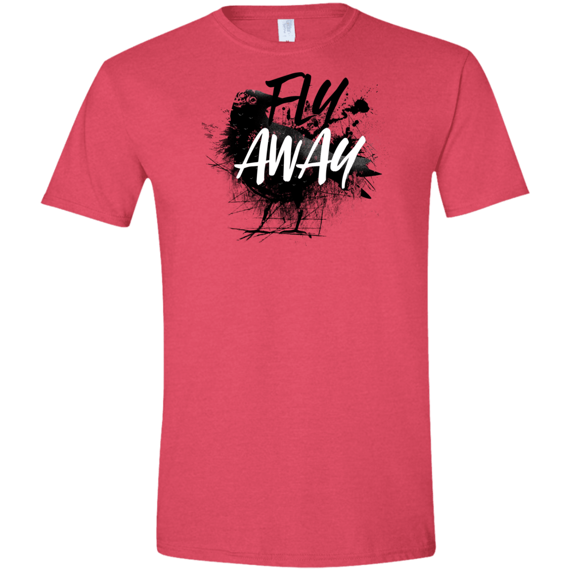 T-Shirts Heather Red / S Fly Away Men's Semi-Fitted Softstyle