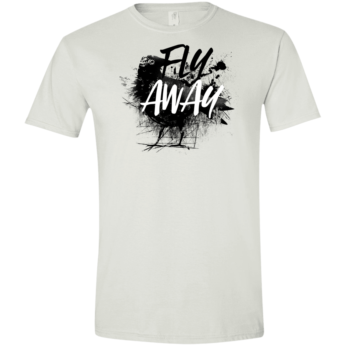 T-Shirts White / X-Small Fly Away Men's Semi-Fitted Softstyle