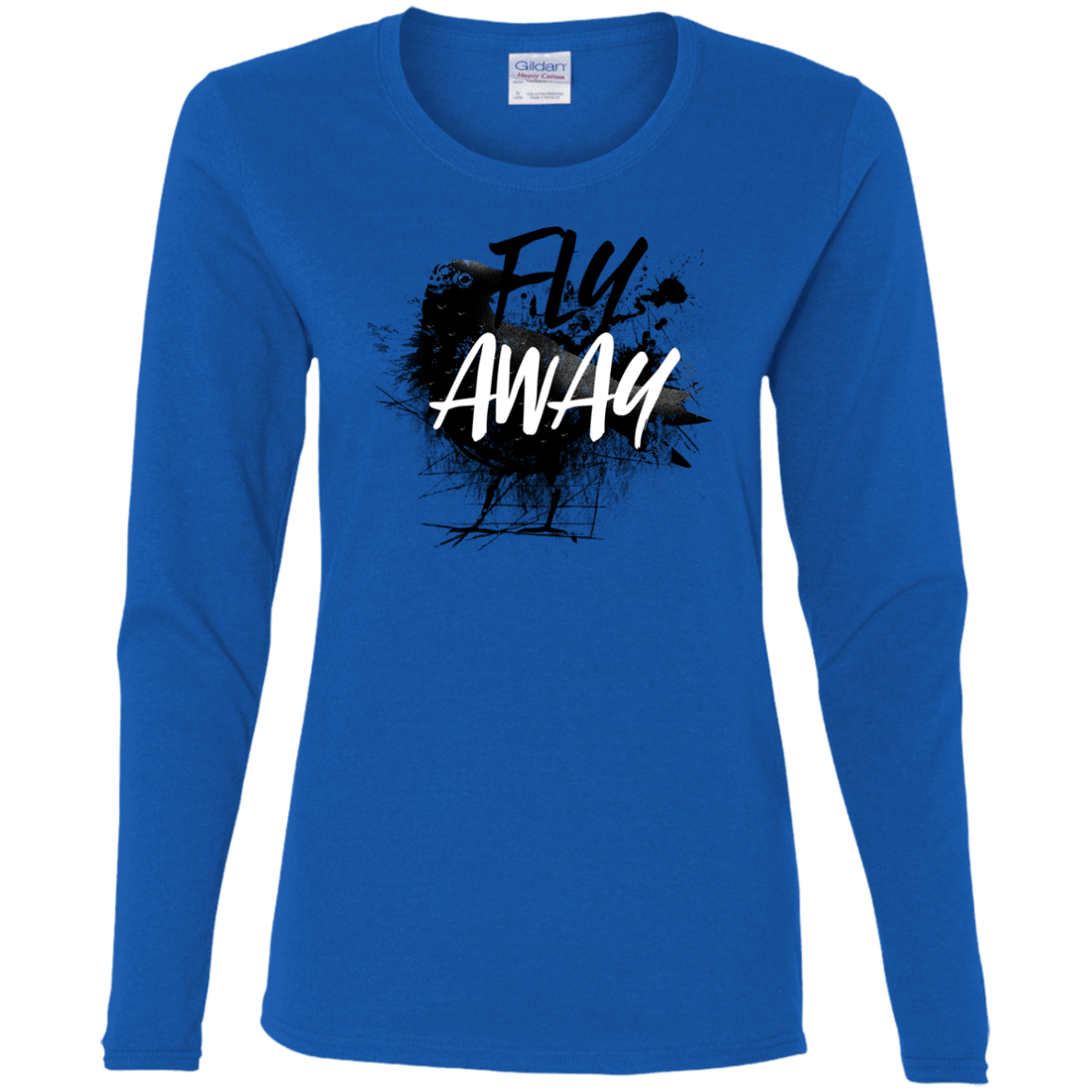 T-Shirts Royal / S Fly Away Women's Long Sleeve T-Shirt
