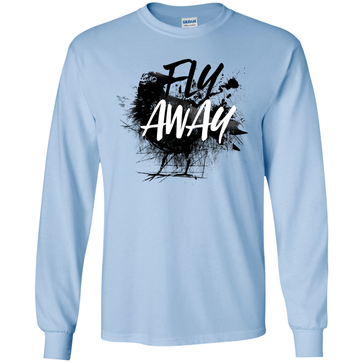 T-Shirts Light Blue / YS Fly Away Youth Long Sleeve T-Shirt