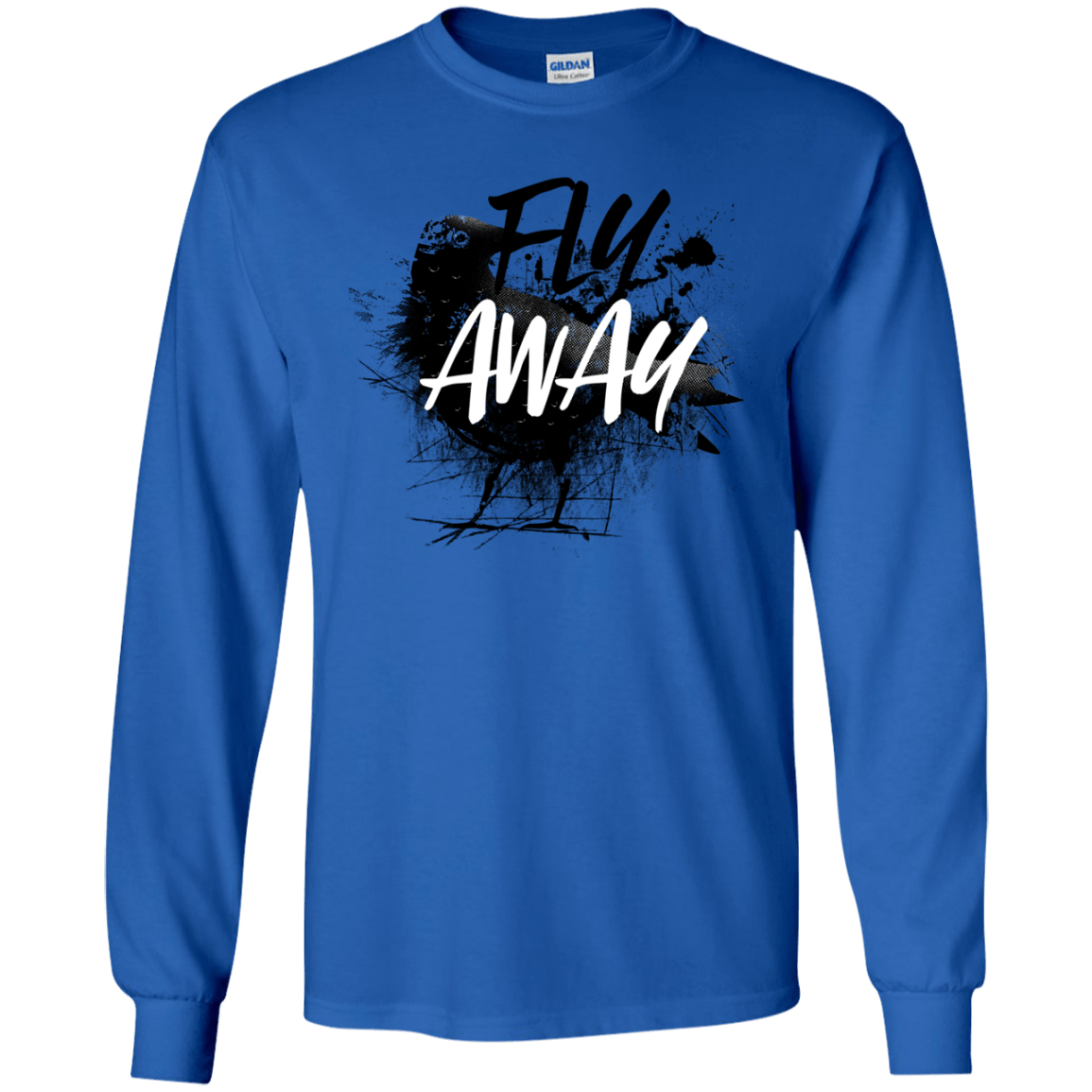 T-Shirts Royal / YS Fly Away Youth Long Sleeve T-Shirt