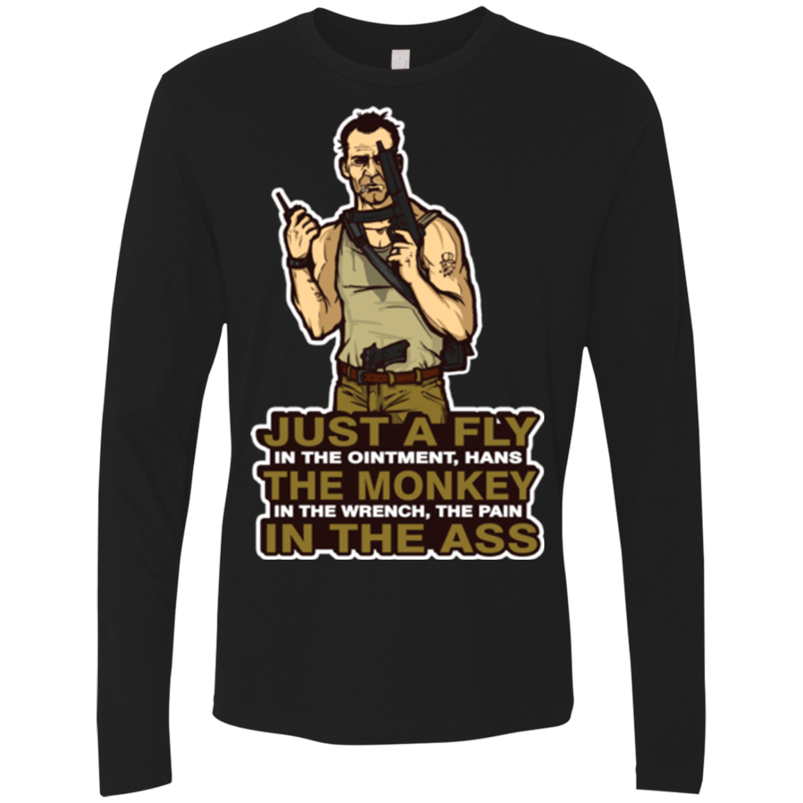 T-Shirts Black / Small Fly In The Ointment Men's Premium Long Sleeve