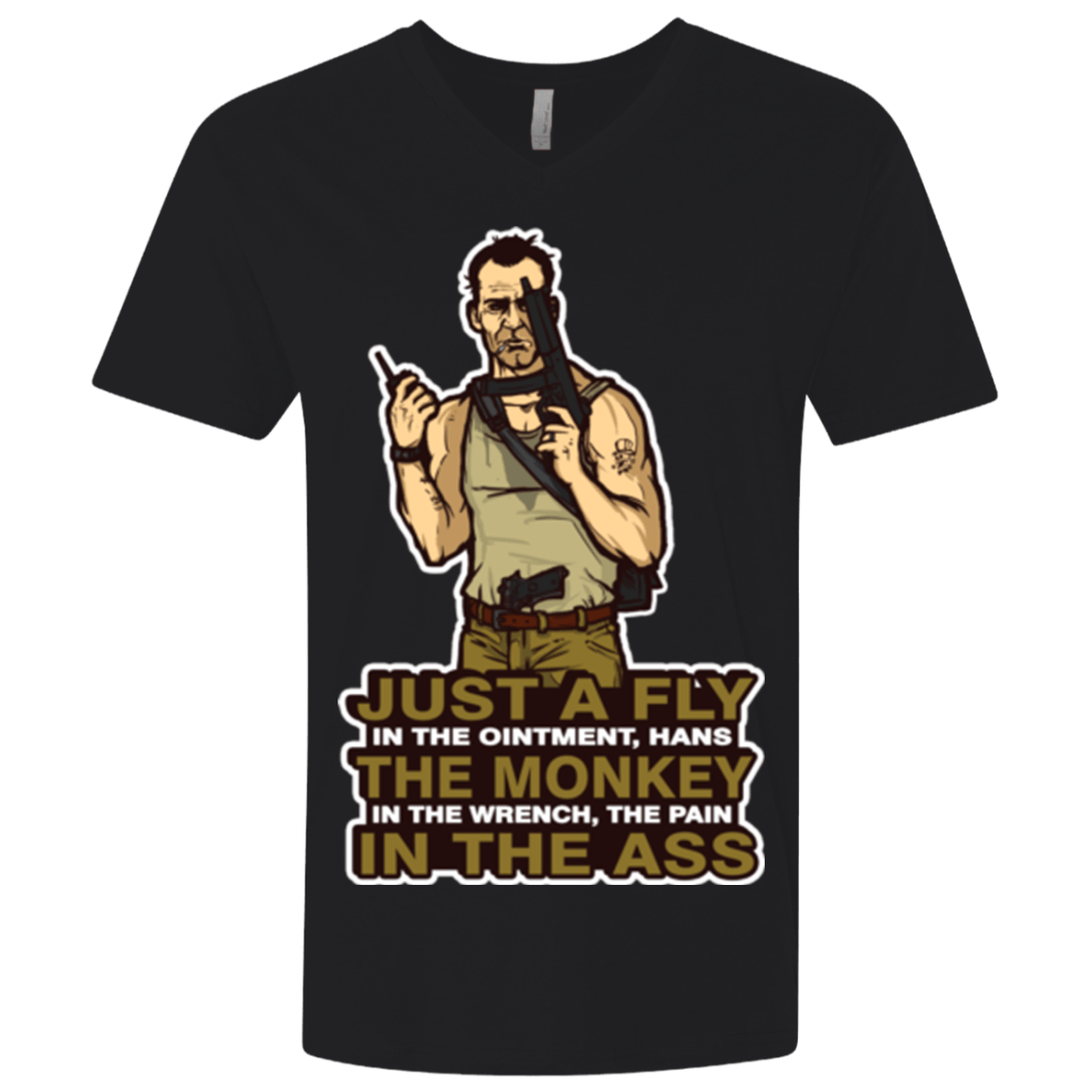 T-Shirts Black / X-Small Fly In The Ointment Men's Premium V-Neck