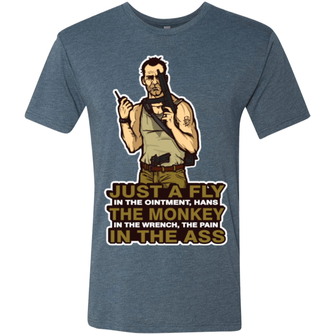 T-Shirts Indigo / Small Fly In The Ointment Men's Triblend T-Shirt