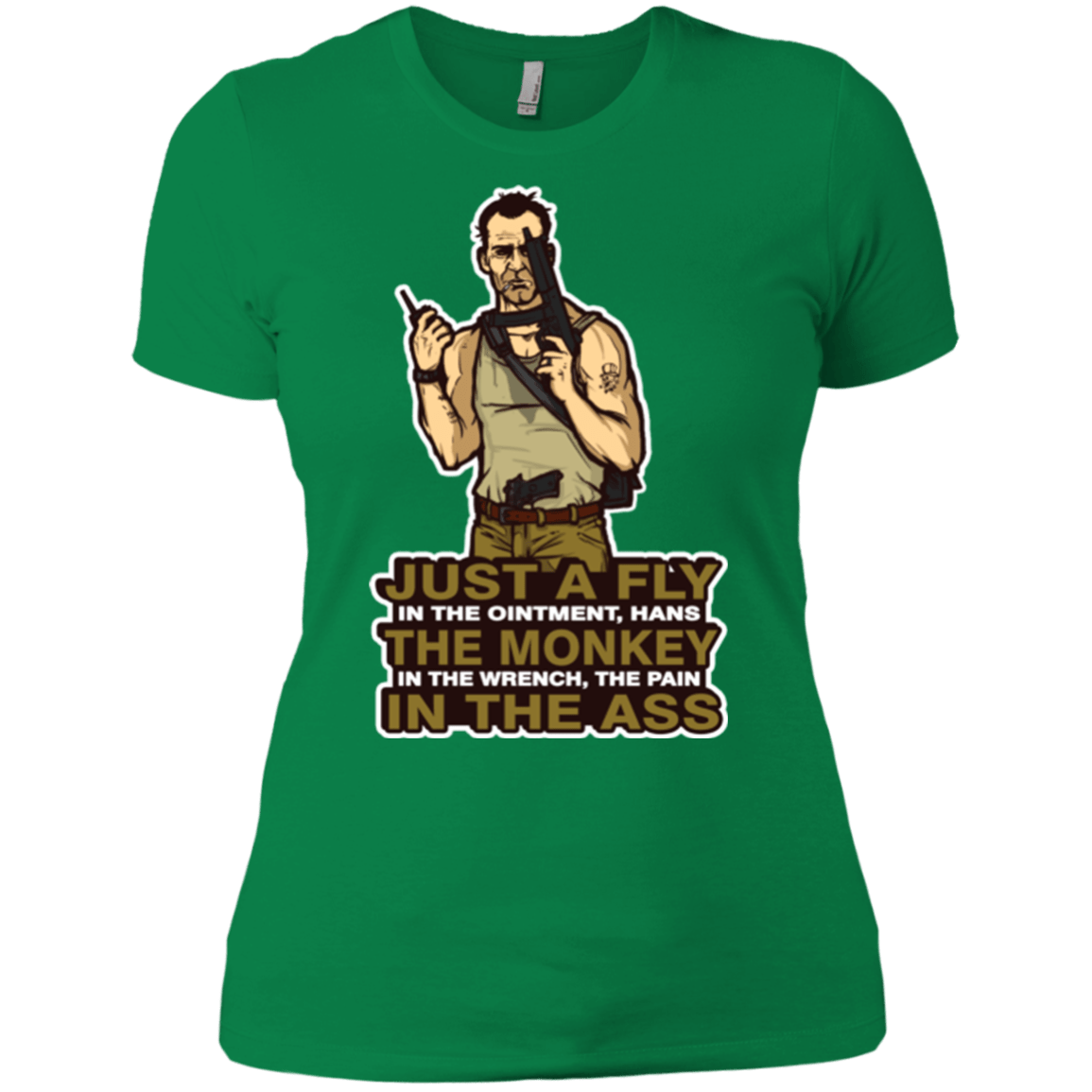 T-Shirts Kelly Green / X-Small Fly In The Ointment Women's Premium T-Shirt