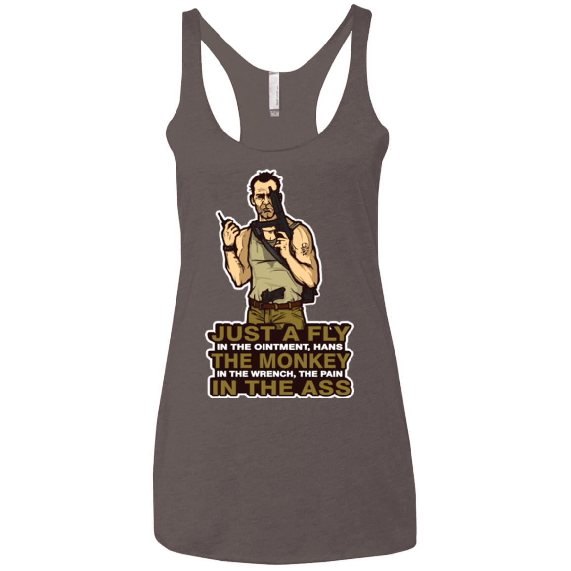 T-Shirts Macchiato / X-Small Fly In The Ointment Women's Triblend Racerback Tank