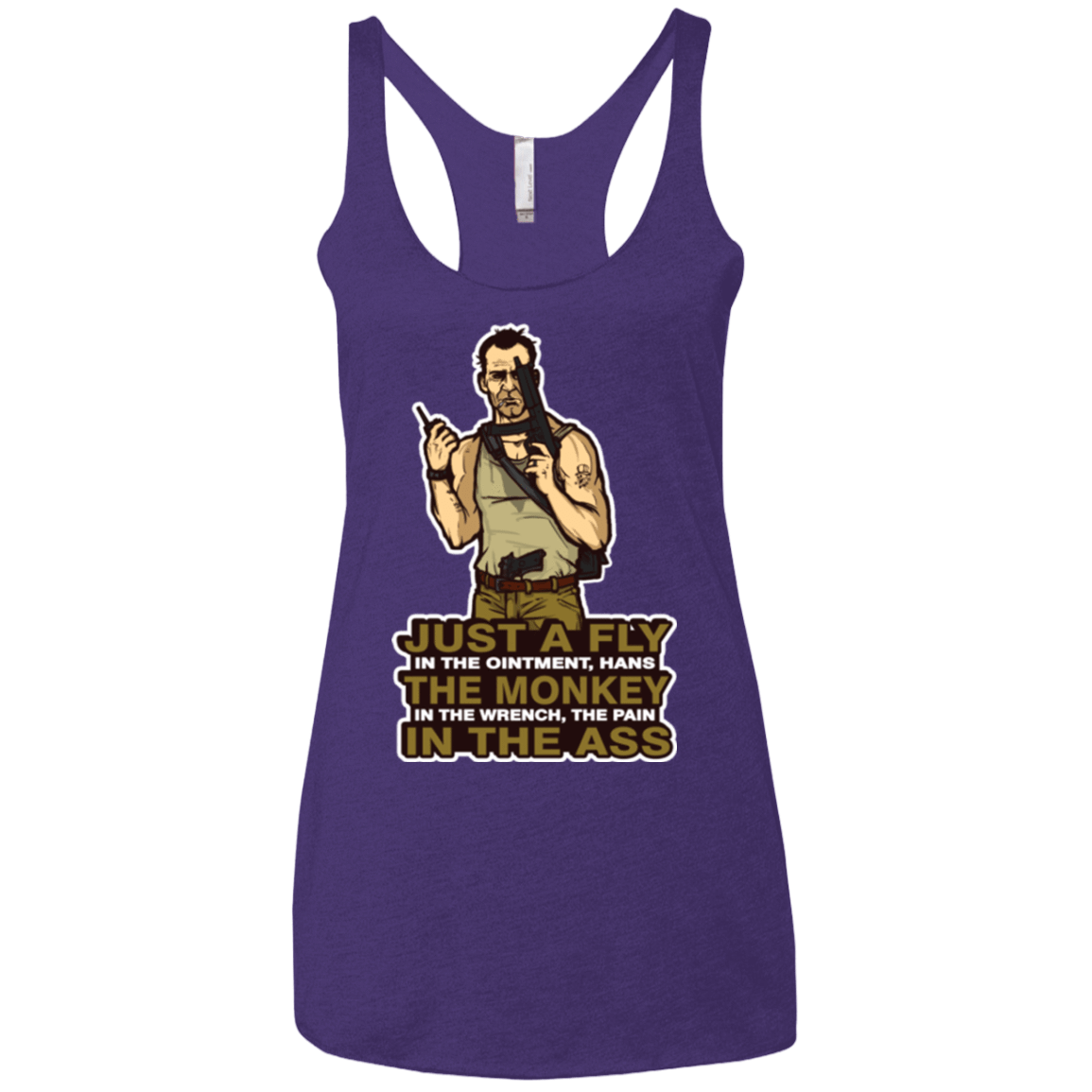 T-Shirts Purple Rush / X-Small Fly In The Ointment Women's Triblend Racerback Tank