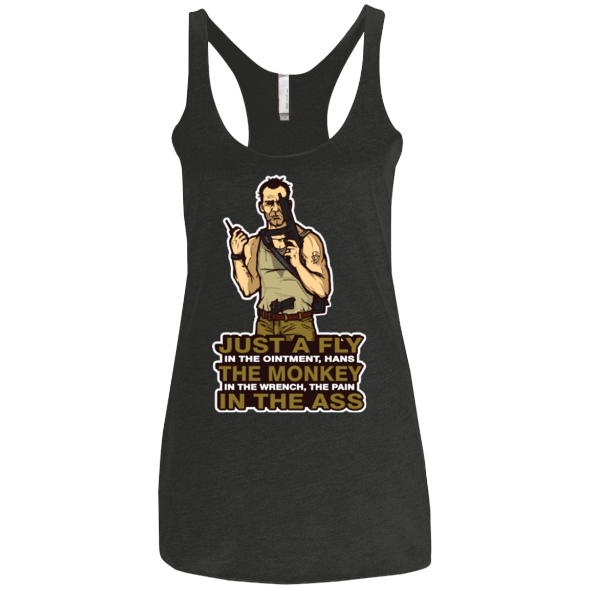 T-Shirts Vintage Black / X-Small Fly In The Ointment Women's Triblend Racerback Tank